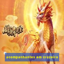 acompanhantes em cruzeiro